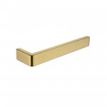 Cavallo Brushed Gold Square Hand Towel Rail 255mm